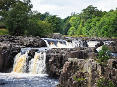 Low force waterfall in northern England